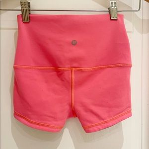 Lululemon shorts! Coral Pink